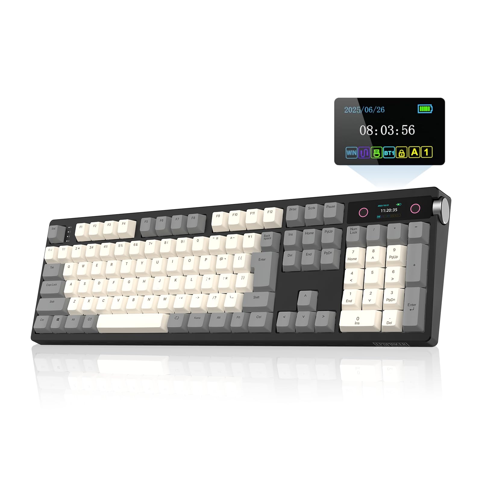 EPOMAKER TH108 Pro キーボード 本体 Creamy Jade Amazon | EPOMAKER TH108 PRO 日本語配列 フルサイズワイヤレス